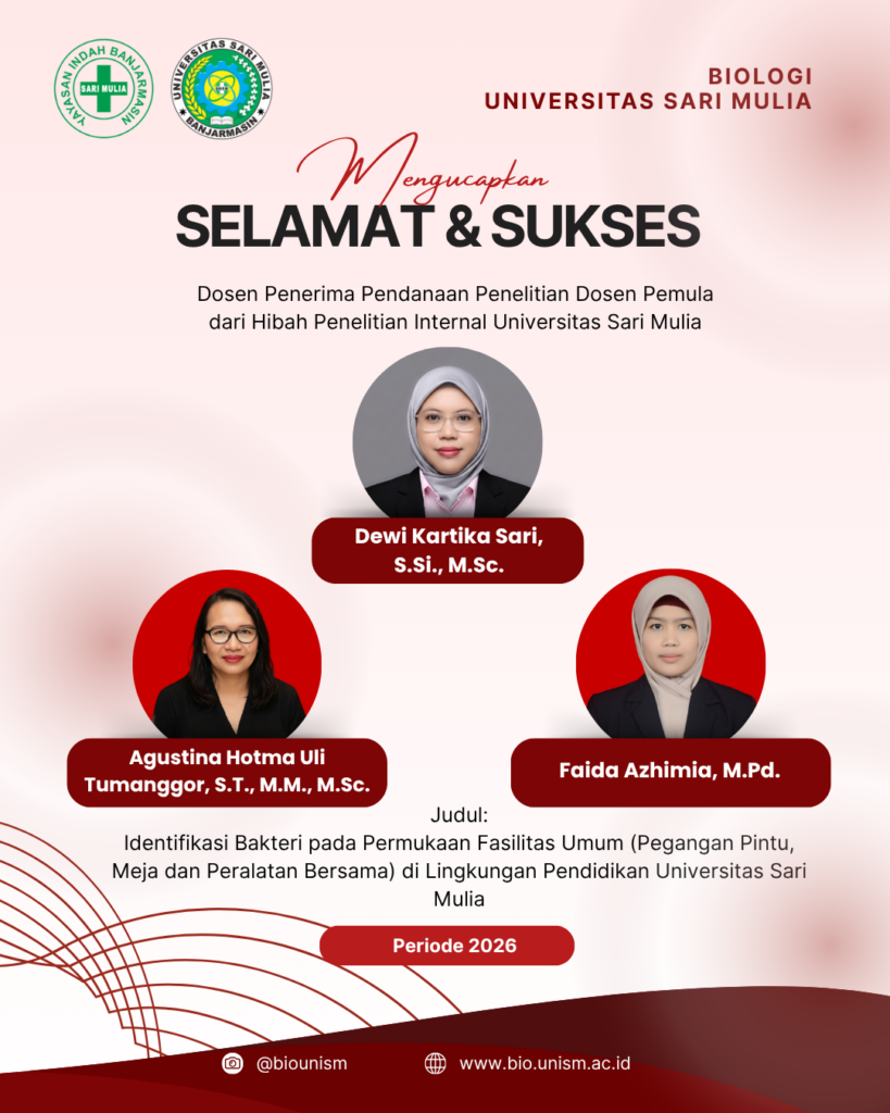 Dosen Biologi UNISM Teliti Bakteri pada Permukaan Fasilitas Umum Kampus