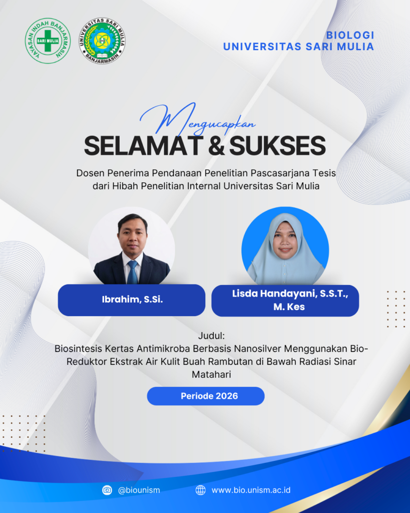 Peneliti UNISM Kembangkan Kertas Antimikroba Berbasis Nanosilver dari Kulit Rambutan